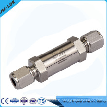 Stainless steel inline gas filter